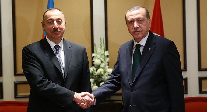  Cumhurbaşkanı Erdoğan, Aliyev ile görüştü