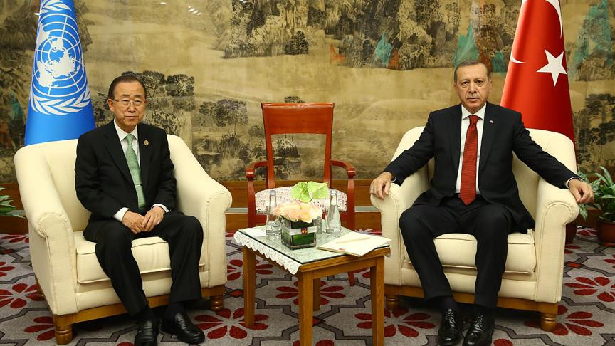Erdoğan BM'ye Fırat Kalkanı'nı anlattı
