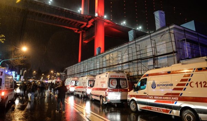 İstanbul'da gece kulübüne silahlı saldırı
