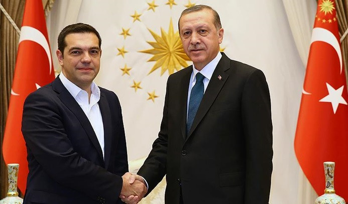 Cumhurbaşkanı Erdoğan, Çipras ile Kıbrıs'ı görüştü