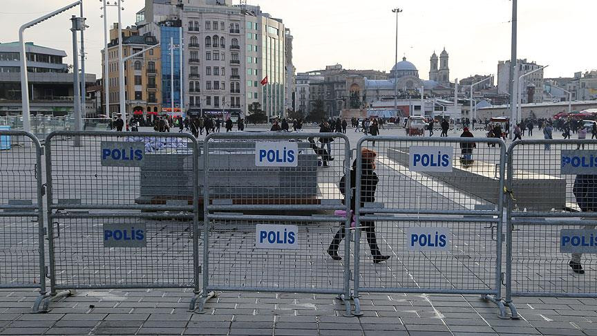 Taksim Meydanı ve çevresinde sıkı güvenlik önlemleri alındı