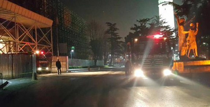 İstanbul Üniversitesi'nde yangın