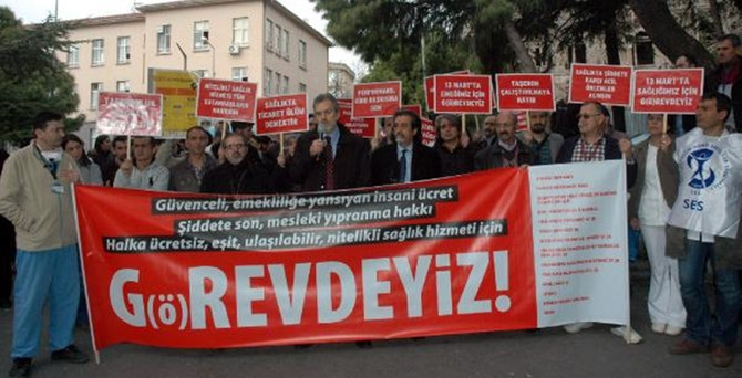 Doktorlar greve gidiyor