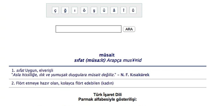 TDK'ya 'Müsait' tepkisi