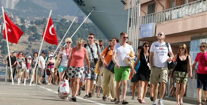 Turist sayısı haziranda yüzde 5 düştü