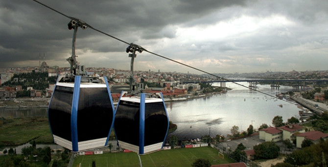 Eyüp'te teleferik dönemi