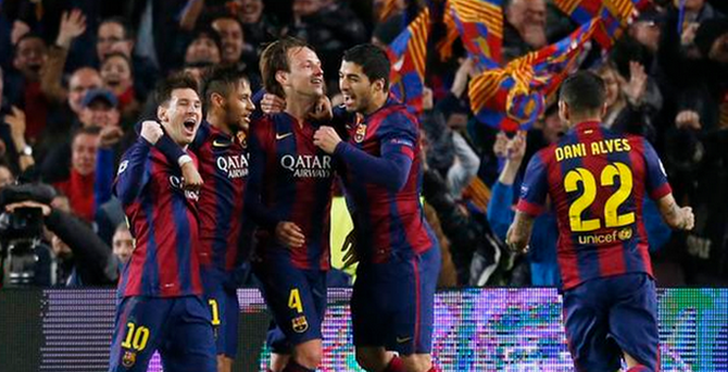 Barca çeyrek finalde