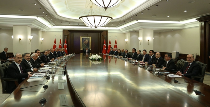 Bakanlar Kurulu ilk kez Köşk'te toplandı
