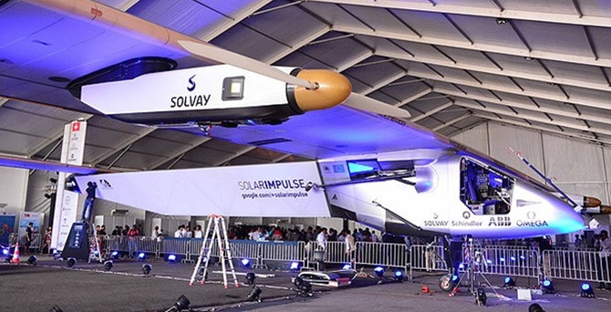Solar Impulse 2 Çin'e indi