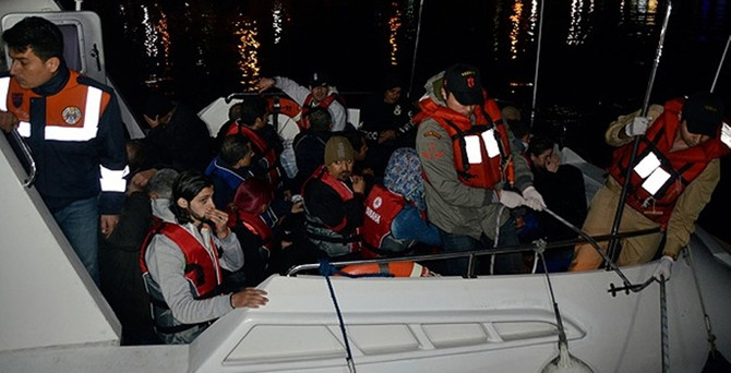 Bodrum'da can pazarı: 33 kaçak kurtarıldı