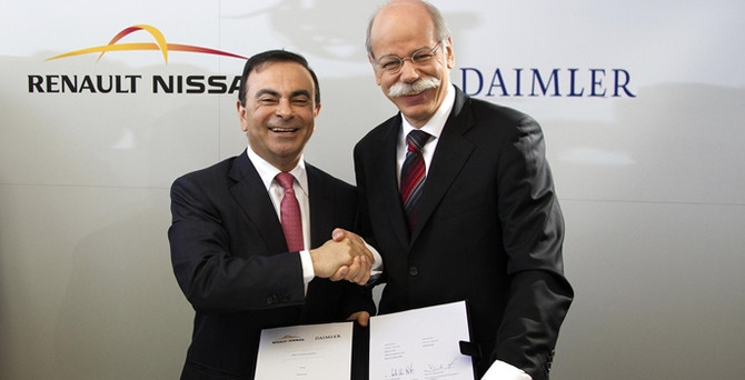 Renault-Nissan ve Daimler iş birliğini genişletiyor