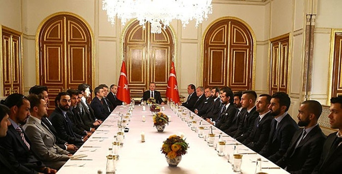 Saray'da futbol zirvesi
