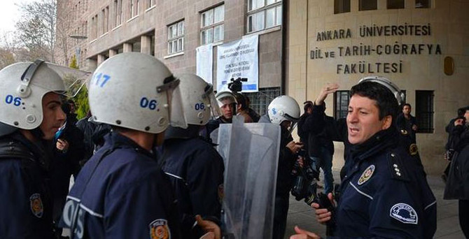 Çıkan olaylar sonrası eğitime ara verildi