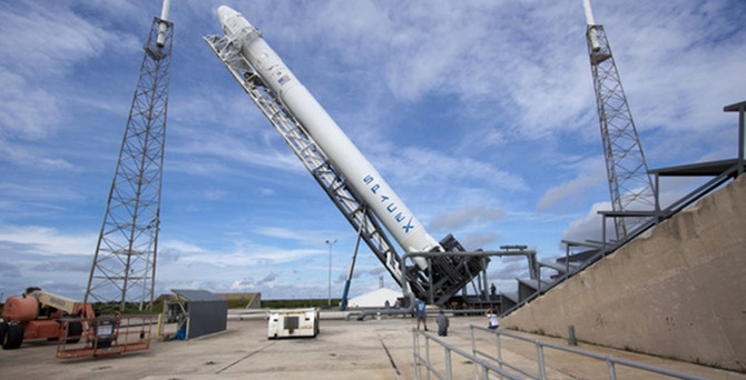 SpaceX roketi fırlatıldı