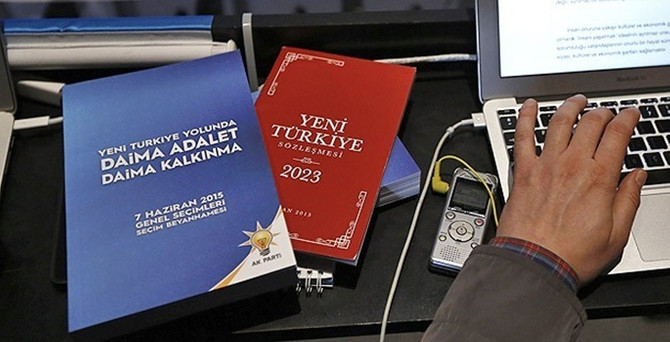 AK Parti'nin seçim beyannamesi yayımlandı