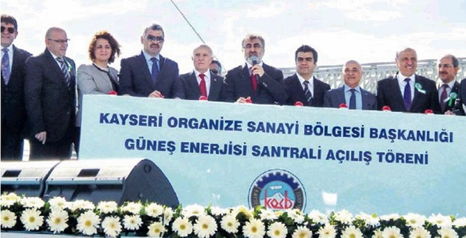 Kayseri OSB'den güneş enerjisi santrali