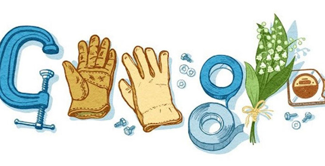 Google 1 Mayıs'a doodle'lu kutlama