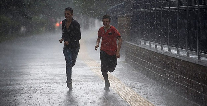 Meteoroloji'den sağanak yağış uyarısı