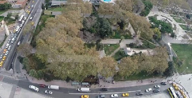 Taksim'e çıkan bütün yollar kapalı
