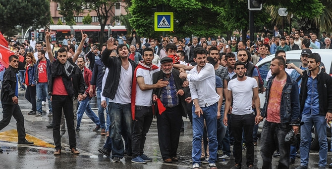 HDP'nin Samsun mitinginde gerginlik
