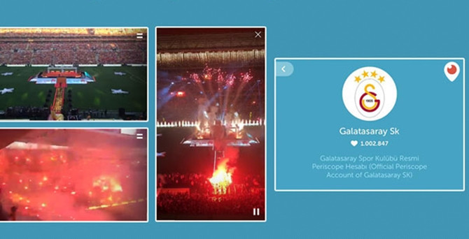 Periscope'daki ilk günde rekor kırdı