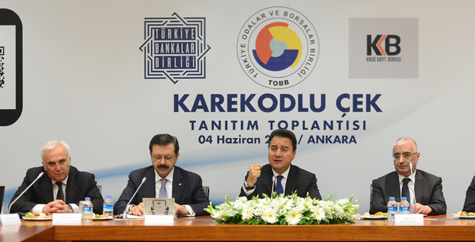'Karekodlu çek' 15 Haziran'da başlıyor