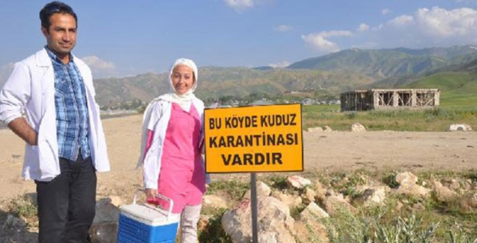 Hakkari'de 2 köye kuduz karantinası