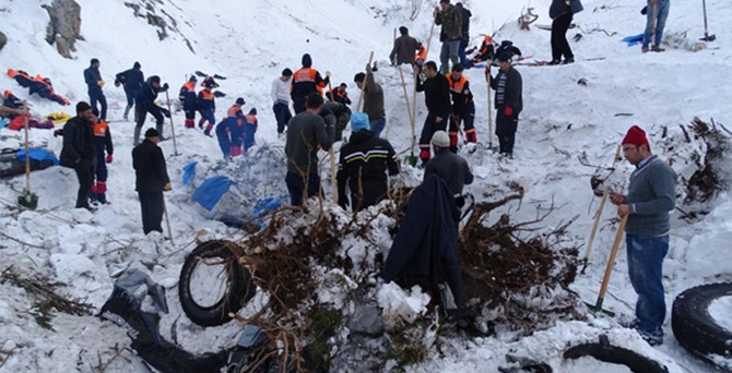 Çaykara'daki çığ faciasının raporu hazırlandı