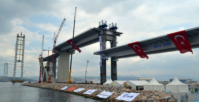 Dev projede en ağır parça tamam