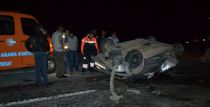 Yozgat'ta feci kaza: 5 ölü