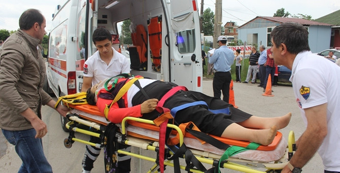 Samsun'da trafik kazası: 1 ölü 5 yaralı
