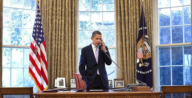 Obama'dan Putin'e telefon