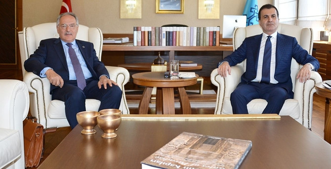 Ömer Çelik ve Haluk Koç bir araya geldi