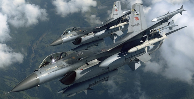 Kuzey Irak'a 3. hava operasyonu yapıldı
