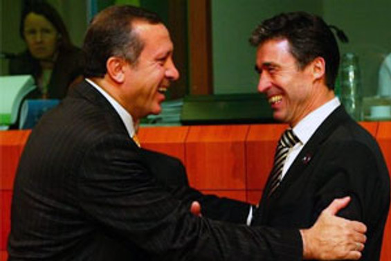 Erdoğan Rasmussen'le görüştü