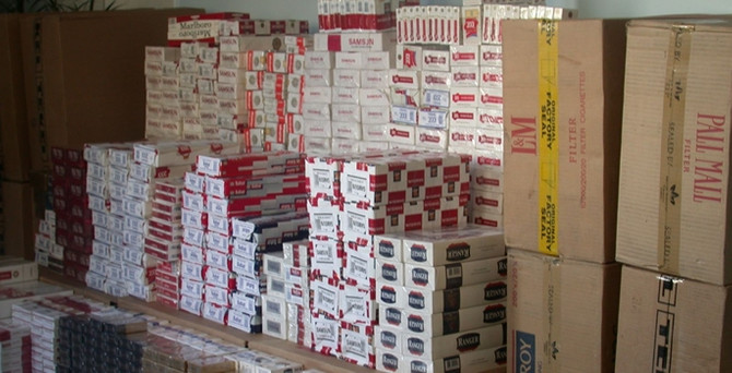 290 bin paket sigara ele geçirildi