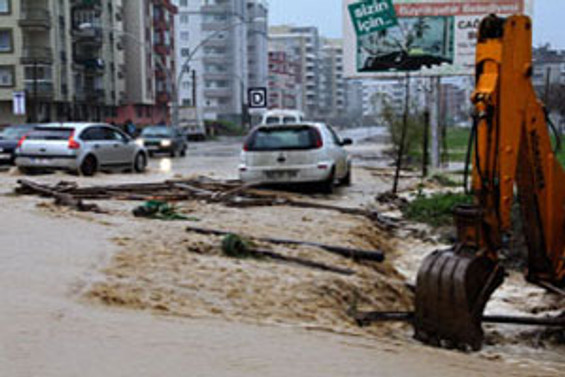 Samsun'da şiddetli yağış