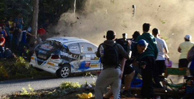 Ralli yarışı kana bulandı