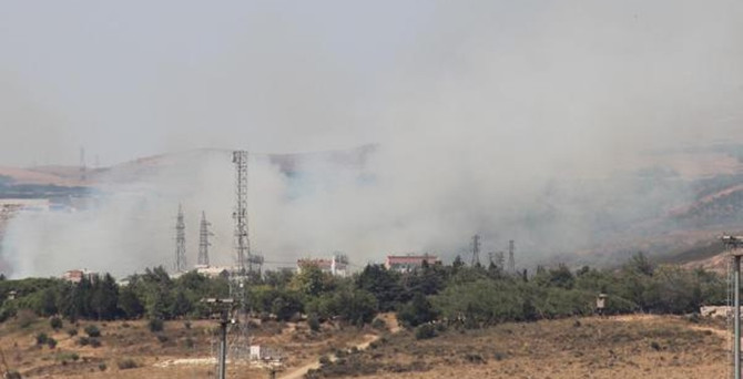 Bandırma çöplüğünde yine yangın çıktı