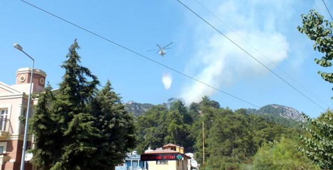 Marmaris'te yangın!