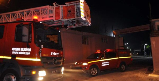 Adıyaman'da cezaevinde yangın