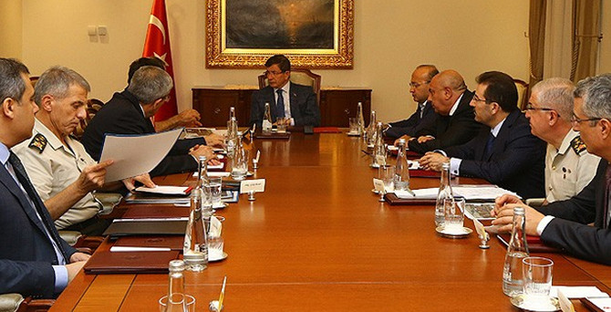 Başbakanlık'ta güvenlik zirvesi yapıldı