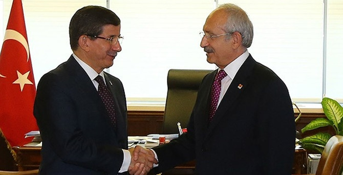 Başbakan Davutoğlu ile Kılıçdaroğlu görüştü