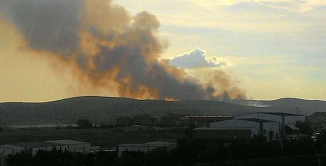 Anadolu Yakası'nda orman yangını