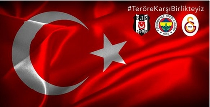 Teröre karşı sahaya aynı tişörtle çıkacaklar