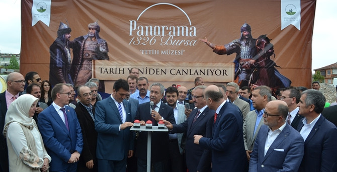 Bursa'da Panorama 1326'nın temeli atıldı