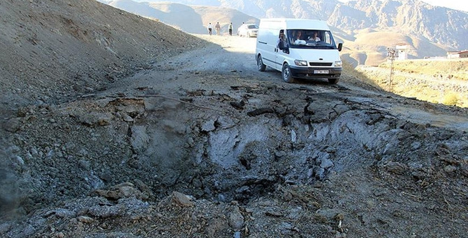 1.5 ton patlayıcı imha edildi