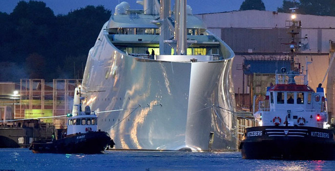 Dünyanın en büyük yatı: Superyacht 'A'