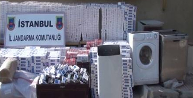 İstanbul'da kaçak sigara operasyonu