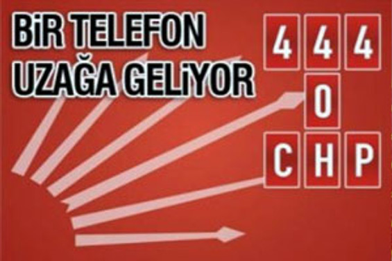 Alo CHP hattı hizmette